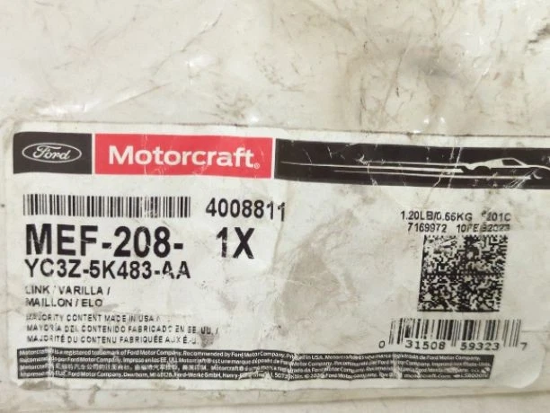 Nuevo eslabón de extremo estabilizador original Ford 1999-2024 Super Duty tracción trasera YC3Z-5K483-AA Foto 2 de 4