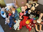 Beanie Babies Lot of 25 Plush Vintage