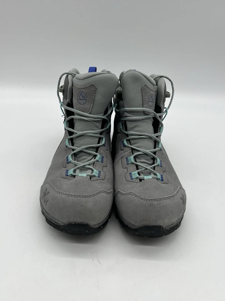 Botas de senderismo La Sportiva TX Hike Mid Leather GTX para mujer talla 10 de cuero gris. Foto 2 de 4