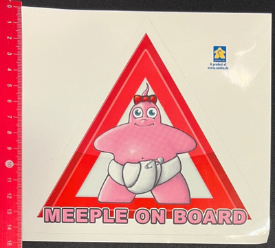 cundco meeple on board - decal sticker /10061784