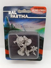 Ral Partha Dark & Dangerous 02-529 Executioners 4 Pack Pewter Miniatures Rare