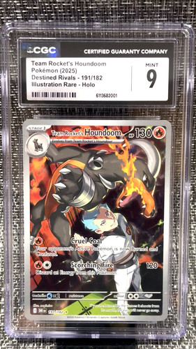 Team Rocket's Houndoom graded CGC 9 for sale on eBay
