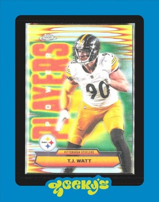 2025 Topps Chrome - Power Players T.J. Watt #PP-39 Refractor $2MIN ORDER Steeler