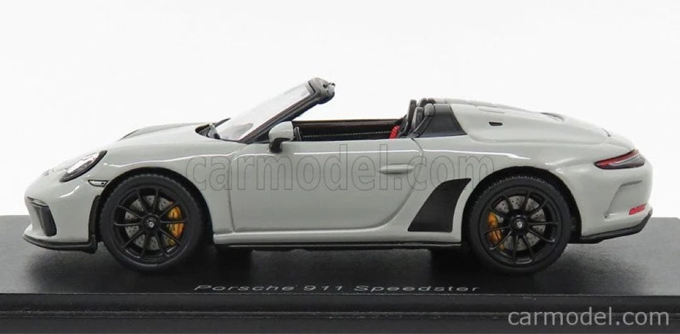 Porsche 911 Speedster 1/43 grigio modello auto cintura di sicurezza interna... - Immagine 3 di 4