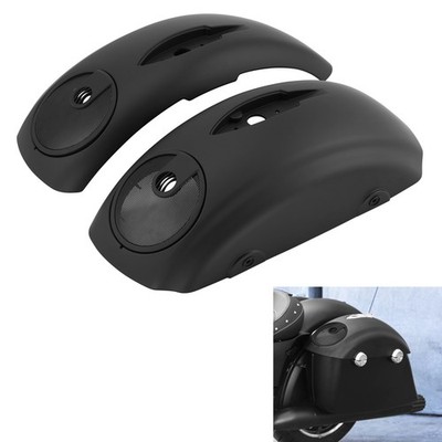 Matte Saddlebags Lid Cover Audio Speaker Cutouts Fit For Indian