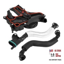 PCV Valve Engine Crankcase Vent Oil Separator Breather Hose Kit 06H103495AH