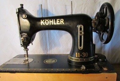 historische Köhler Nähmaschine