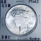 1923 P BU GEM PEACE SILVER DOLLAR UNC MS+++ U.S. MINT RARE COIN 9098