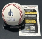 Eduard Bazardo Signed Mariners City Connect Baseball Autographed Auto ~ JSA COA