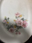 Beautiful Vintage Oval Porcelain Floral Roses Serving Platter Size 13 — photo 2