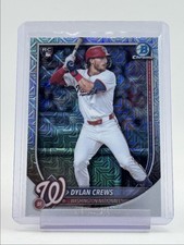 DYLAN CREWS 2025 BOWMAN CHROME MEGA BOX ROOKIE MOJO REFRACTOR RC Q3478