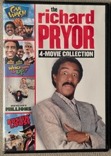 NEW- Richard Pryor 4 Movie Collection, 2 DVD’s Region 1 US, George Carlin