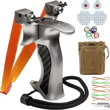 Slingshot-Adult Hunting Slingshot Shooting Suit-Professional SILVER 