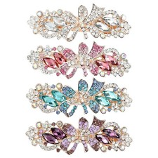 4 Pack Luxury Glitter Sparkly Jeweled Gems Korean Decorative Crystal Rhinesto...