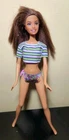 Vintage Barbie Doll: Cali Girl Surfer Summer Hispanic 2004 Red Brown Hair Used