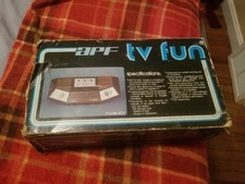 Vintage apf TV fun Video Game Console Model 401 Pong Style ..tested.