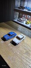 Toy Diecast Ford Escort In Need Of Restoration. Or As A Display Scrap Yard Piece