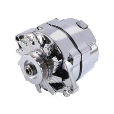 JDMSPEED New Alternator Chrome Replacement For Chevy BBC SBC 110Amp... Fast Ship