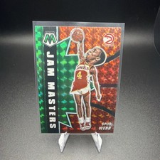 2020-21 Panini Mosaic SPUD WEBB Jam Masters Green Prizm #16 Hawks 
