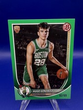 2025 Bowman Basketball Hugo Gonzalez Green Border /99 RC Color Match
