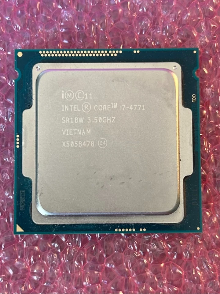 Intel Core i7-4771 3.50GHz Quad-Core Processor - LGA1150 - SR1BW - Tested - Image 2 of 4