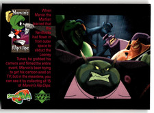 1996 Upper Deck Marvin's Flip Clips Trading Card #F12 Marvin the Martian