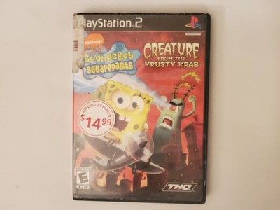Spongebob Squarepants Creature From The Krusty Krab (Playstation 2 Ps2)