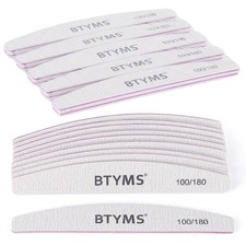 Comfortable Grip 10-Pack Nail Files - Double-Sided for Effortless Smoothing