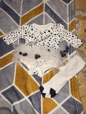 Baby Girl Tutu And Tights Set 1 Month Tu