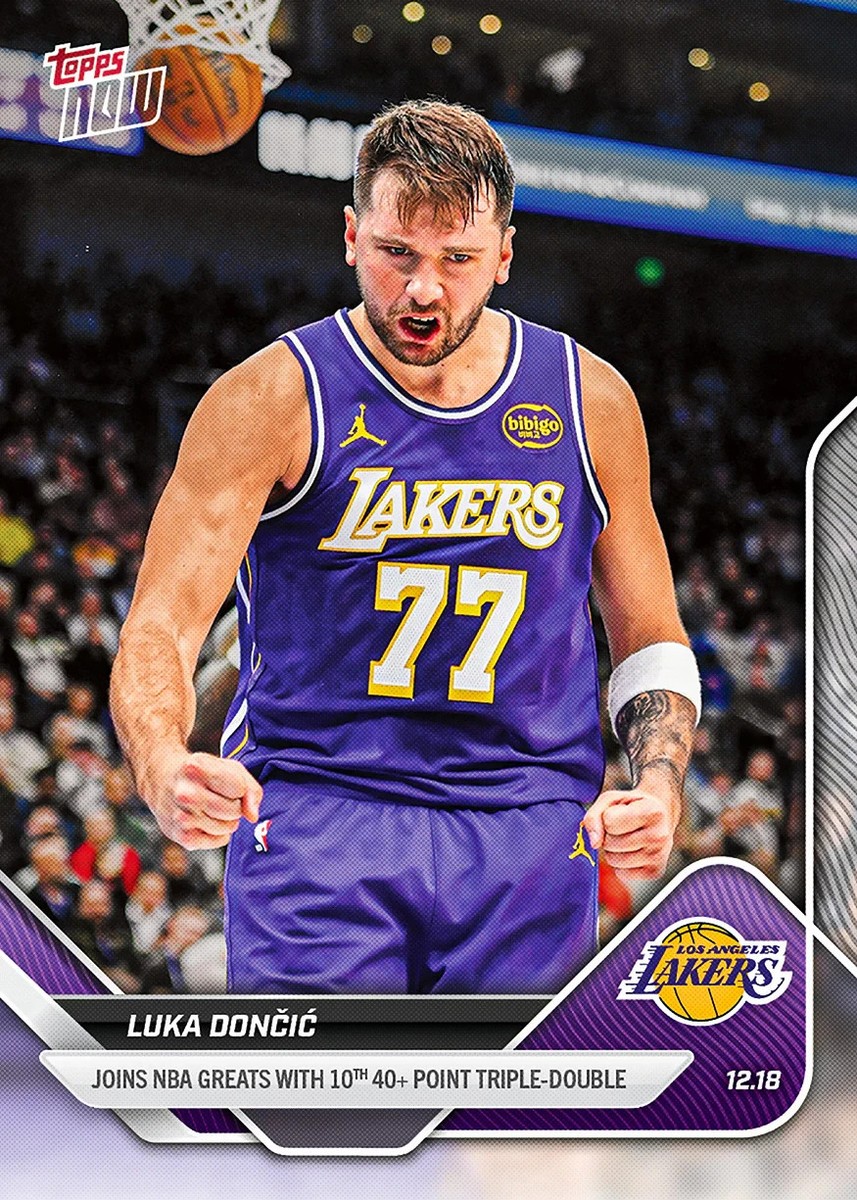 Luka Dončić - 2025-26 NBA Topps NOW - Card 89 - PRESALE | eBay