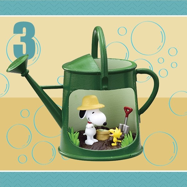 RE-MENT SNOOPY's LIFE in a BOTTLE 6 Pack BOX Complete Set Japan