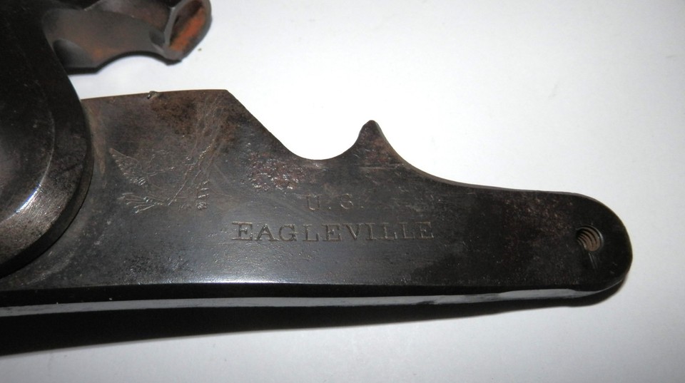 1862 Springfield Patten Rifle Lockplate by US Eagleville (missing parts ...