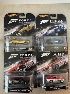 Hot Wheels Forza Motorsports 2017 Set of 4 Cars New In Package