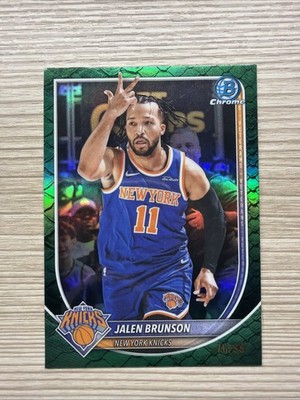 2025-26 Topps Bowman Chrome Snakeskin Green Refractor /99 Jalen