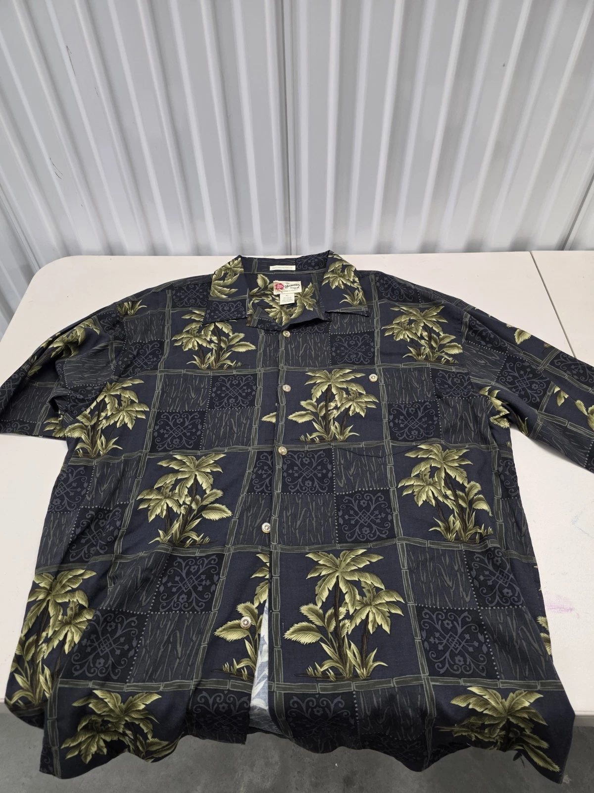The Hawaiian Original Shirt Hilo Hatties Hawaiian Print Men's Size XL