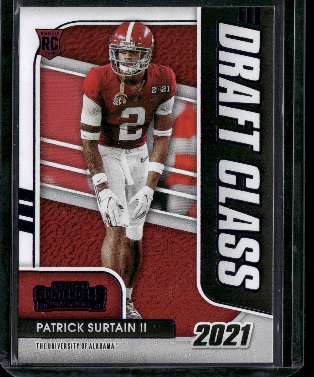 Patrick Surtain II Panini Contenders Draft Picks Draft Class #8 Purple