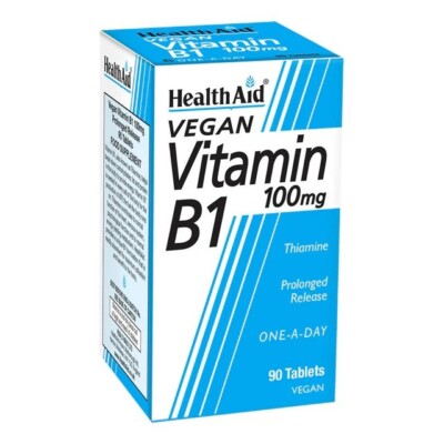 Healthaid Vitamin B1 90 vegane Tabletten