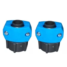 2 Pack Garden HOSE MENDER CLAMP Repair 5/8 or 3/4 Female