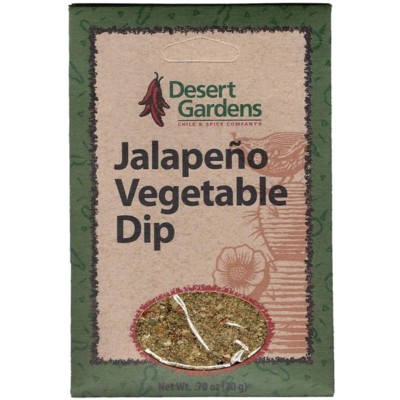 Desert Gardens Jalapeno Vegetable Dip Mix