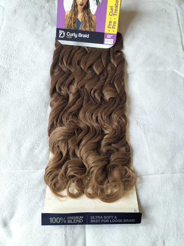 60'' Darling Empress Human Hair Feel French Curly & Loose Braids Hair Extensions - Picture 30 of 88