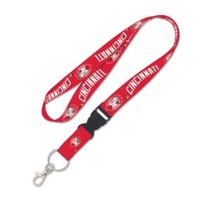 CINCINNATI REDS LOGO LANYARD DETACHABLE BUCKLE NEW WINCRAFT 👀