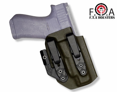 Ultra Body Hug OD Green Concealment IWB Holster Inside Waistband with Claw