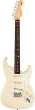 Fender Jeff Beck Stratocaster Electric Guitar In Olympic White, With Case, New