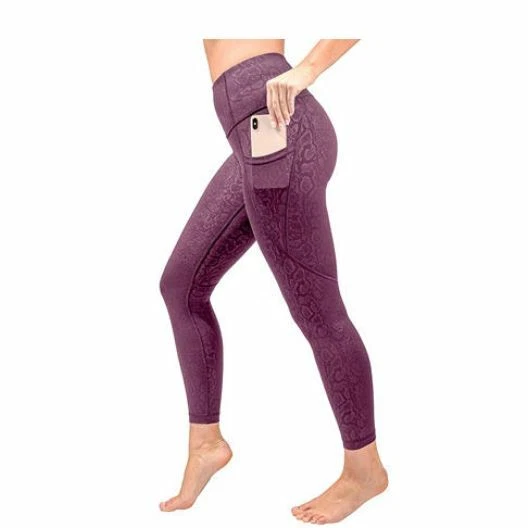 NEW Active Life Women's Printed 7/8 Pocket Legging Size XL $89 Retail