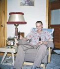 Vintage Stereo Realist Photo 3D Slide MAN w COKE BOTTLES Coca-Cola