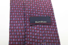 968)   MARK SHALE  MEN'S  TIE 100% SILK  MADE IN ENGLAND