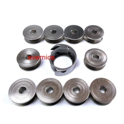 EVERNICE Shuttle Hook 8603 & 10 piccole bobine per SINGER 29K classe 29K71,73,171,29U171A