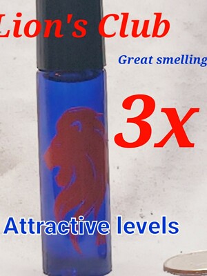Roll on Cologne oil 3x the kick to attract. Lesbians can't resist your charm .