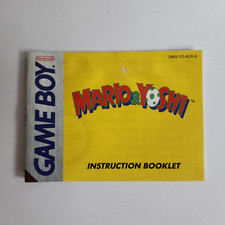 Mario & Yoshi Manual Instruction Booklet Game Boy AUS genuine