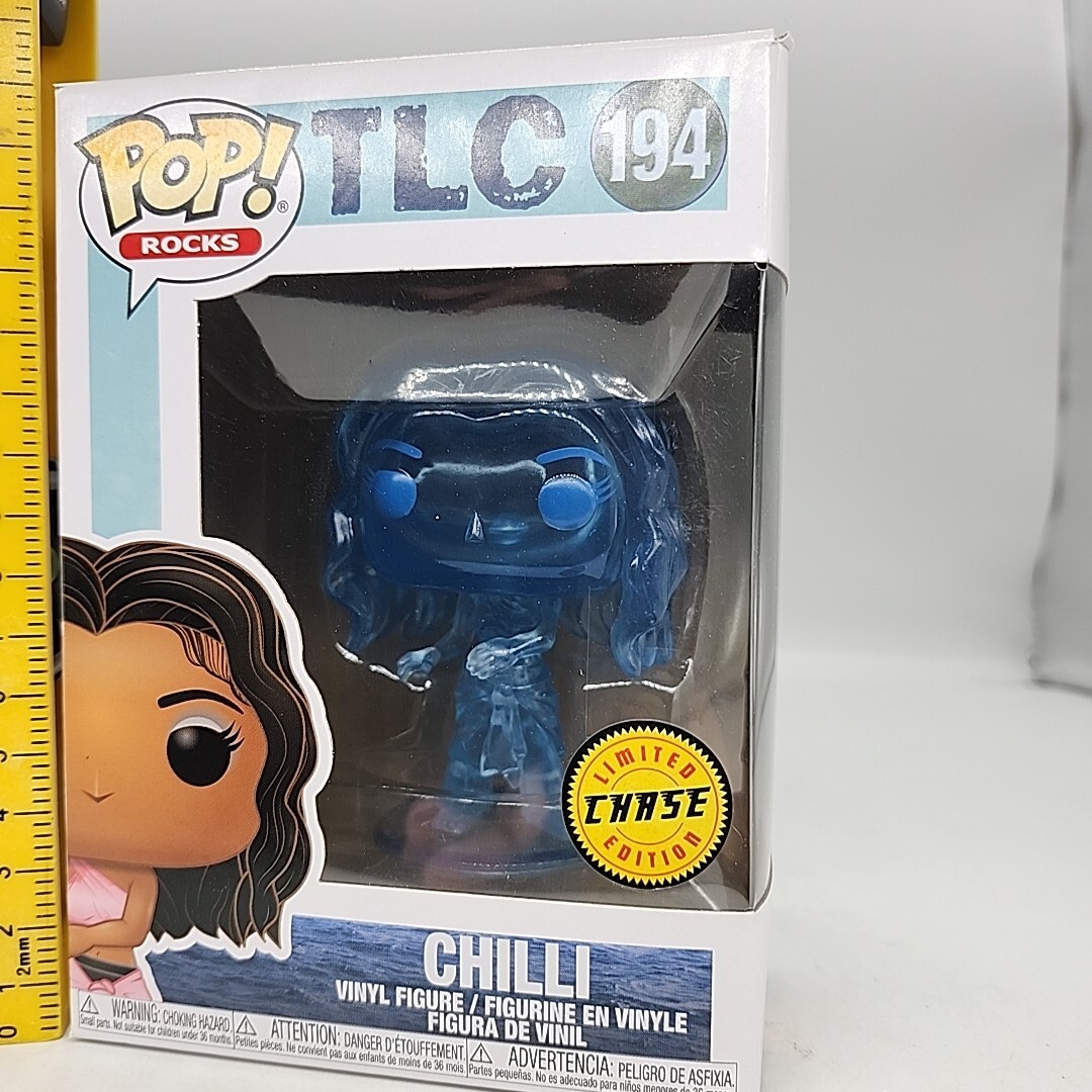 Sale Funko Pop Rocks Chilli 194 Tlc Chase Vinyl Figure Blue Translucent Pop